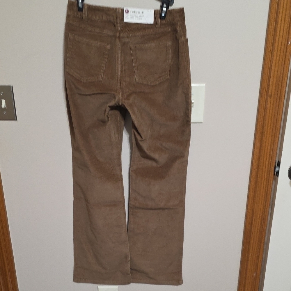 J. Jill Brown Corduroy Women Jeans - Picture 3 of 7